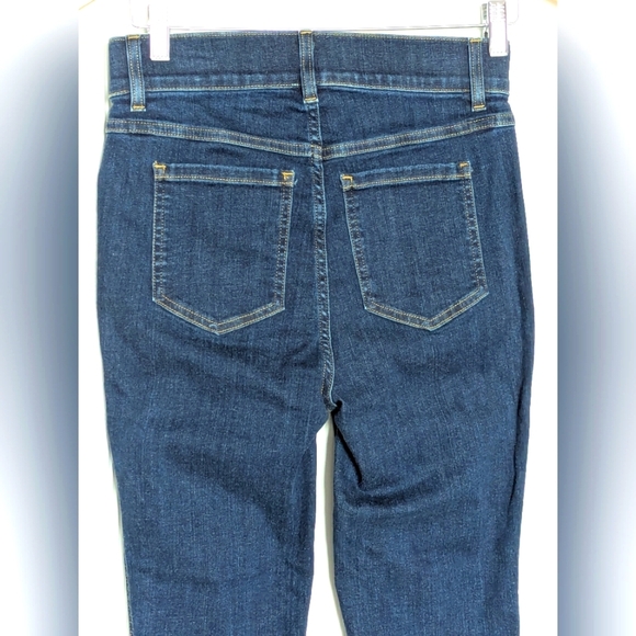 NWT SPANX Women's (Size Tall Small) Midnight Shade Blue Skinny Denim Jeans - Picture 4 of 15